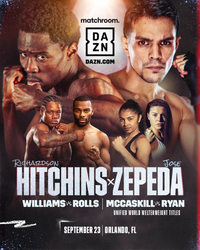 Hitchins vs. Zepeda Poster August 13, 2023