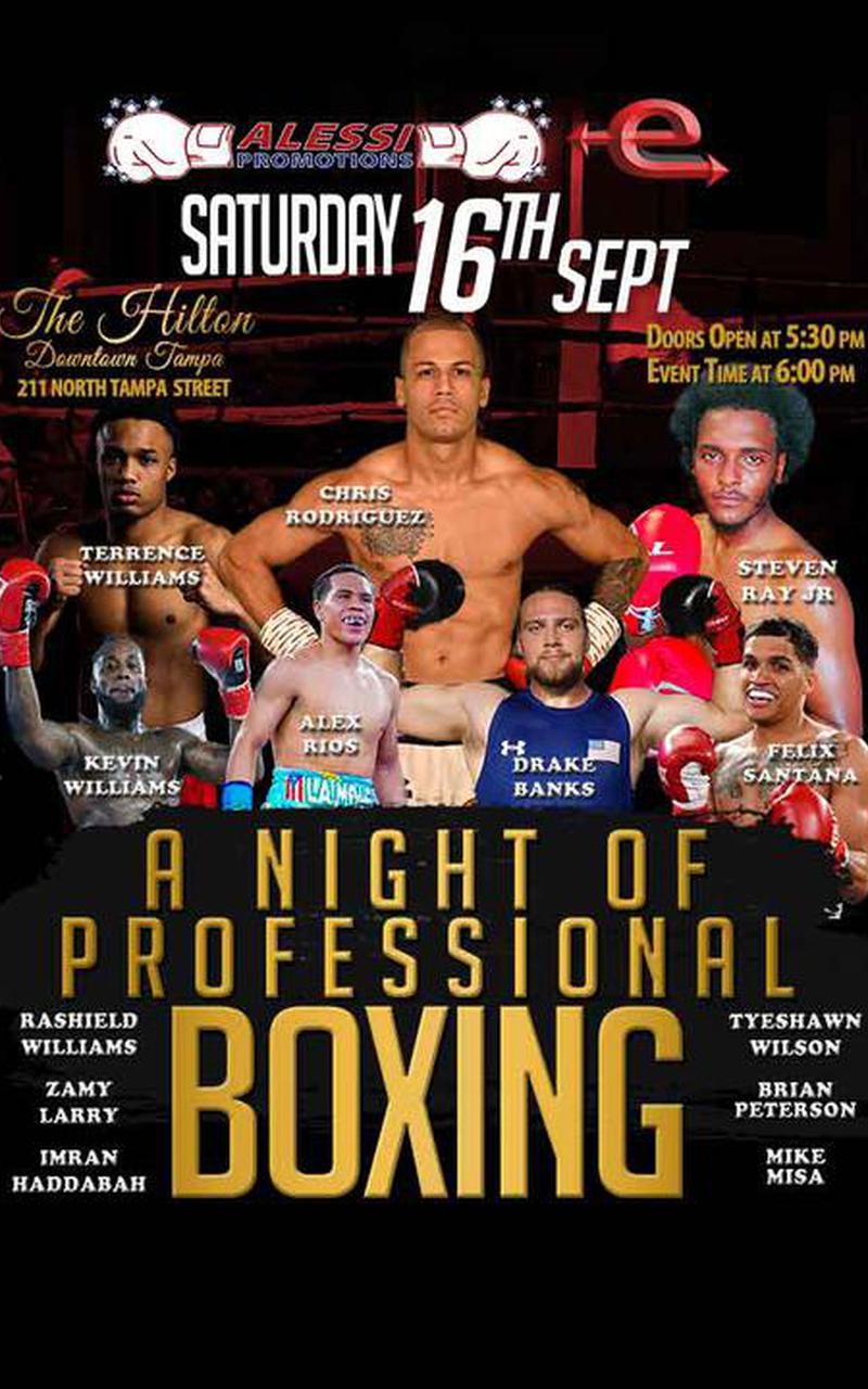 Alessi Promotions - A Night of Professional Boxing Poster September 10, 2023