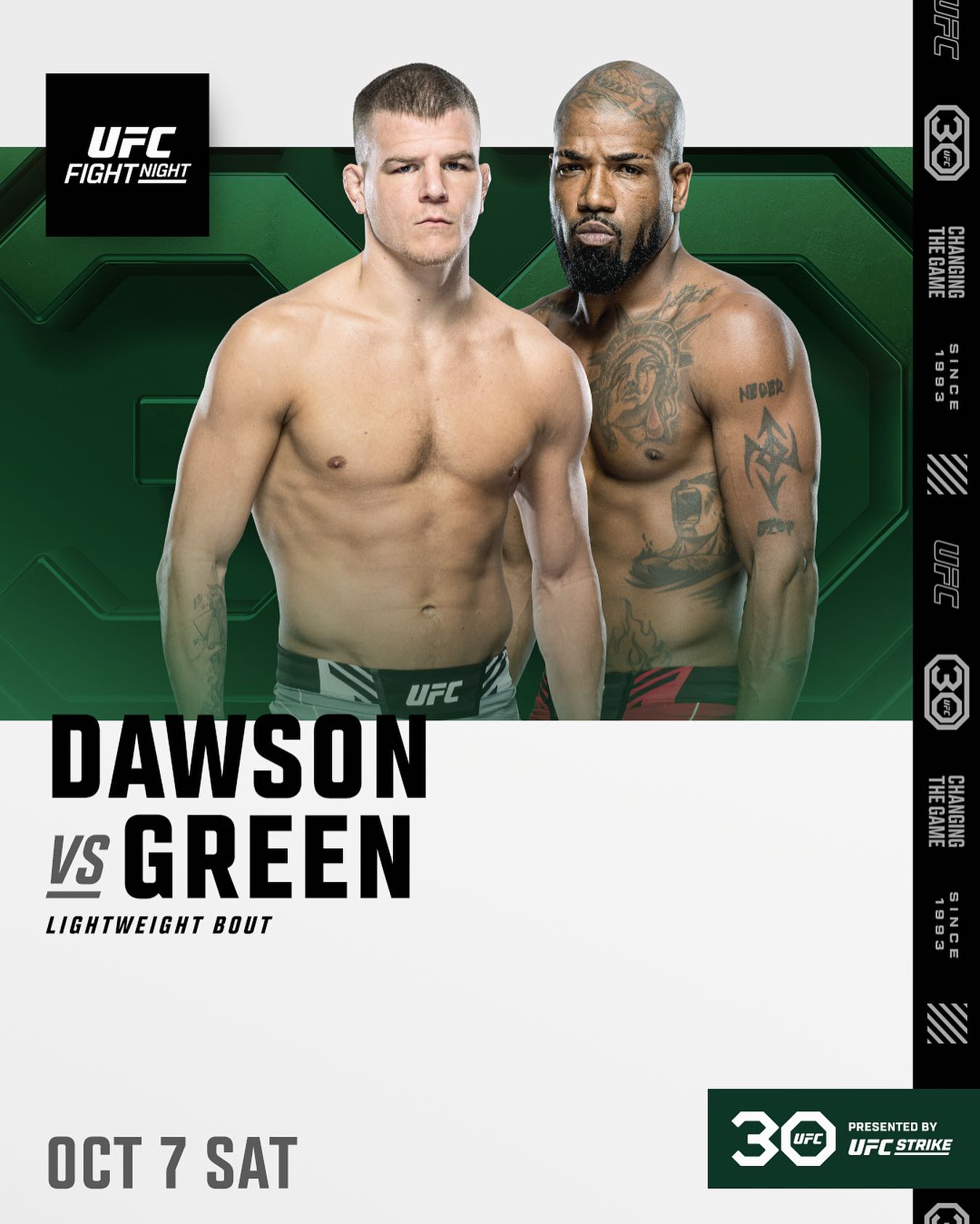 UFC Fight Night 229 Poster September 19, 2023