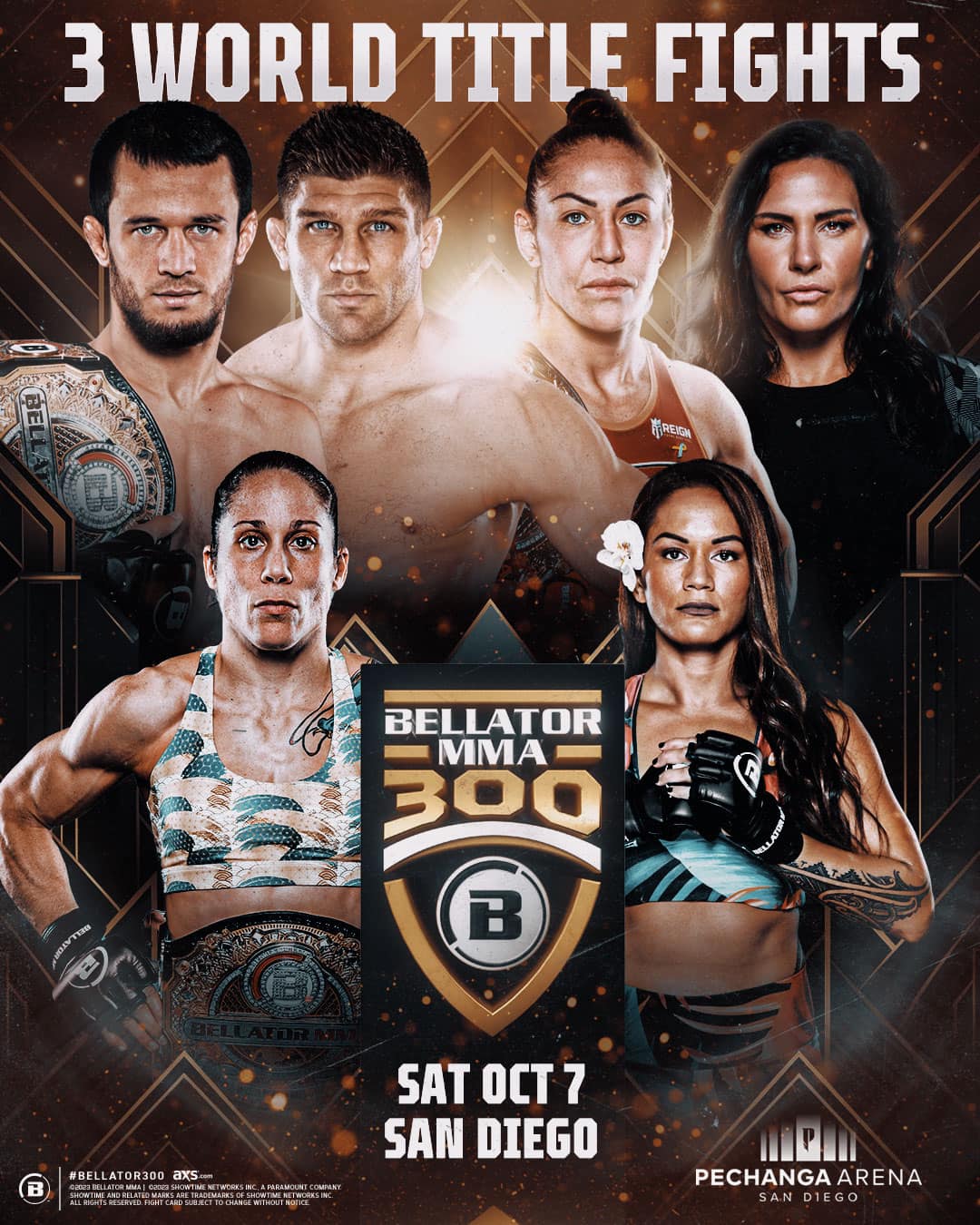 Bellator 300 Poster October 02, 2023