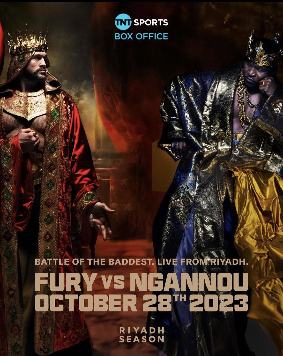 Fury vs. Ngannou Poster October 23, 2023