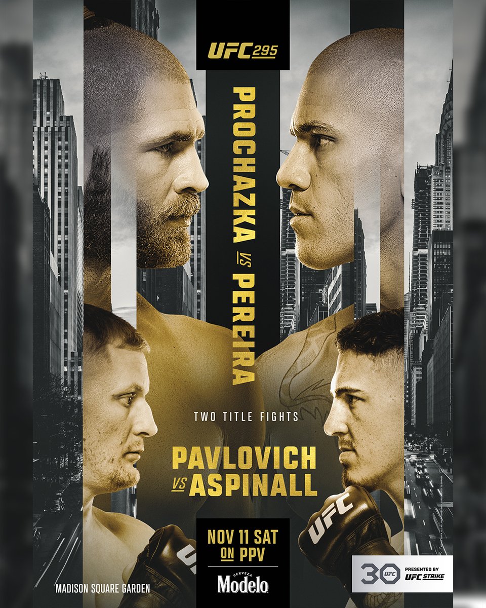 UFC 295 Poster November 06, 2023