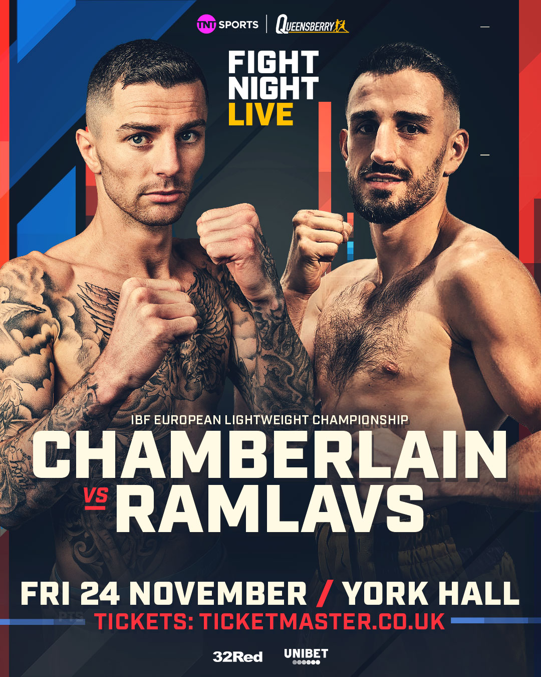 Chamberlain vs. Ramlavs Poster November 19, 2023