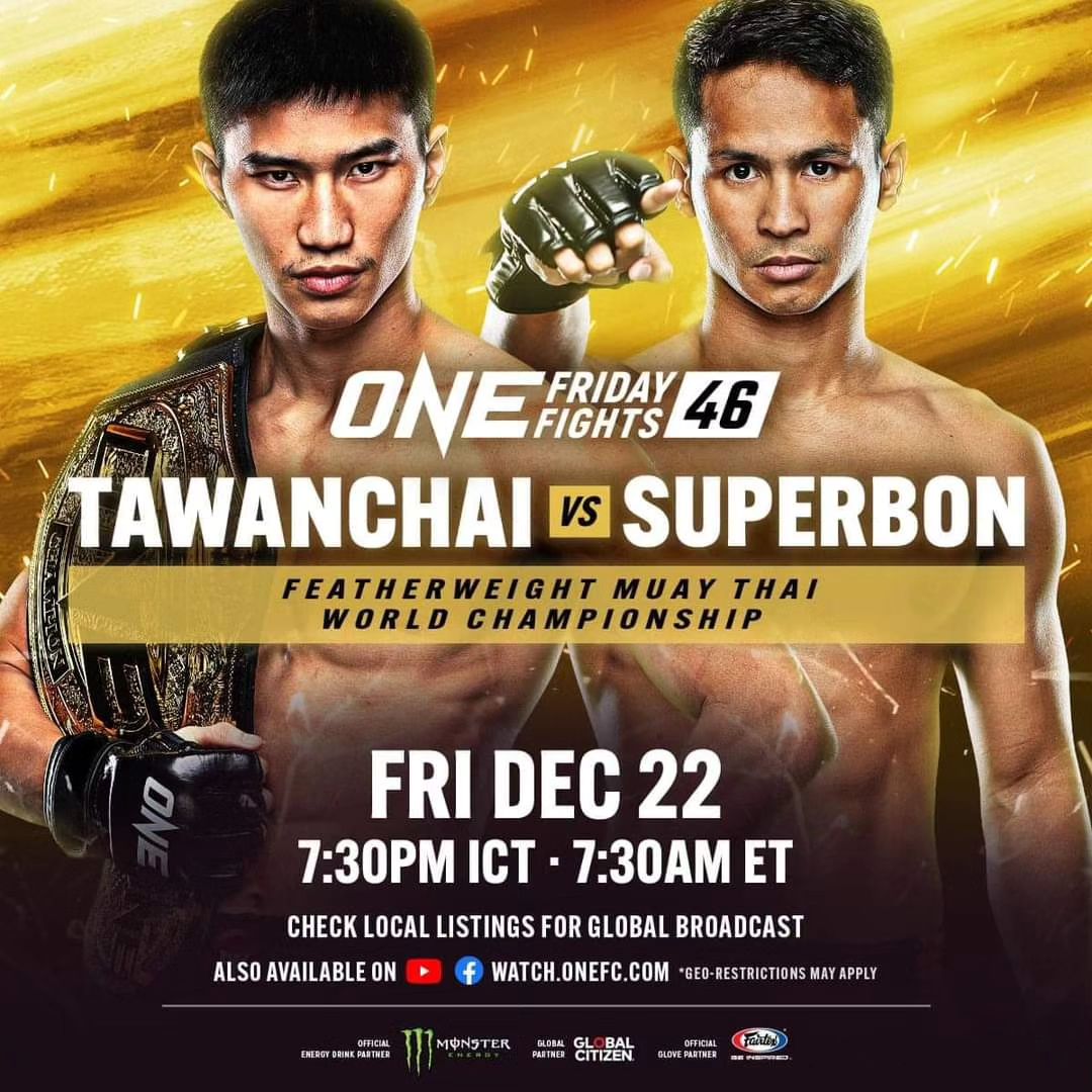 One Friday Fights 46 Poster December 13, 2023