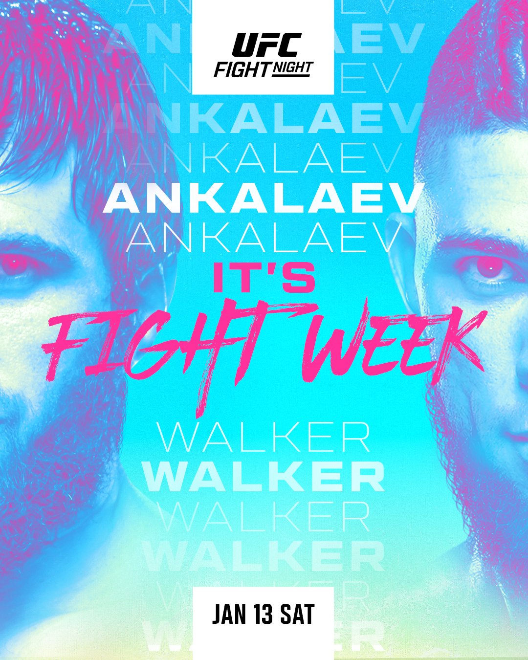 UFC Fight Night 234 Poster January 09, 2024