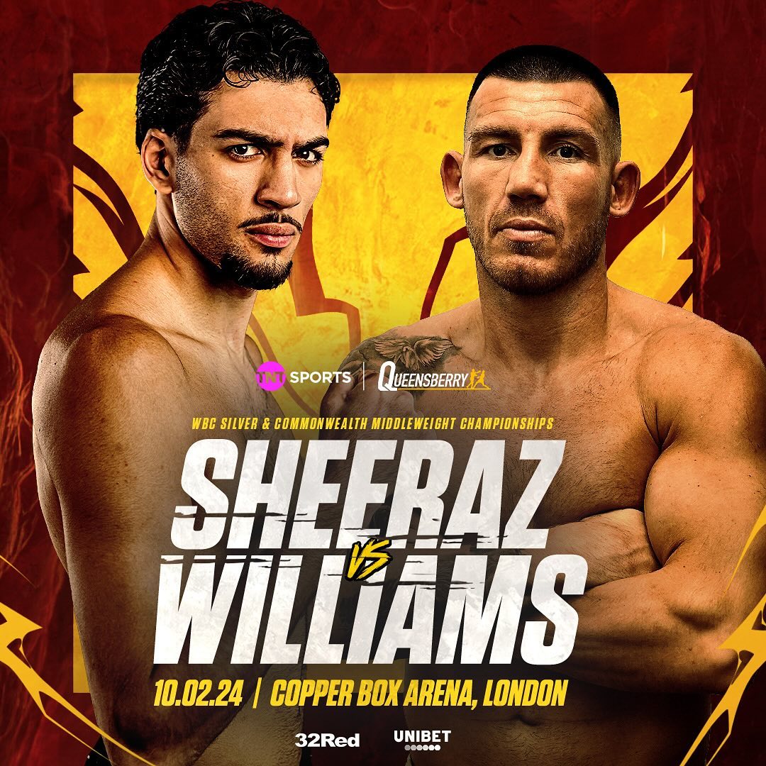Sheeraz vs. Williams Poster January 14, 2024