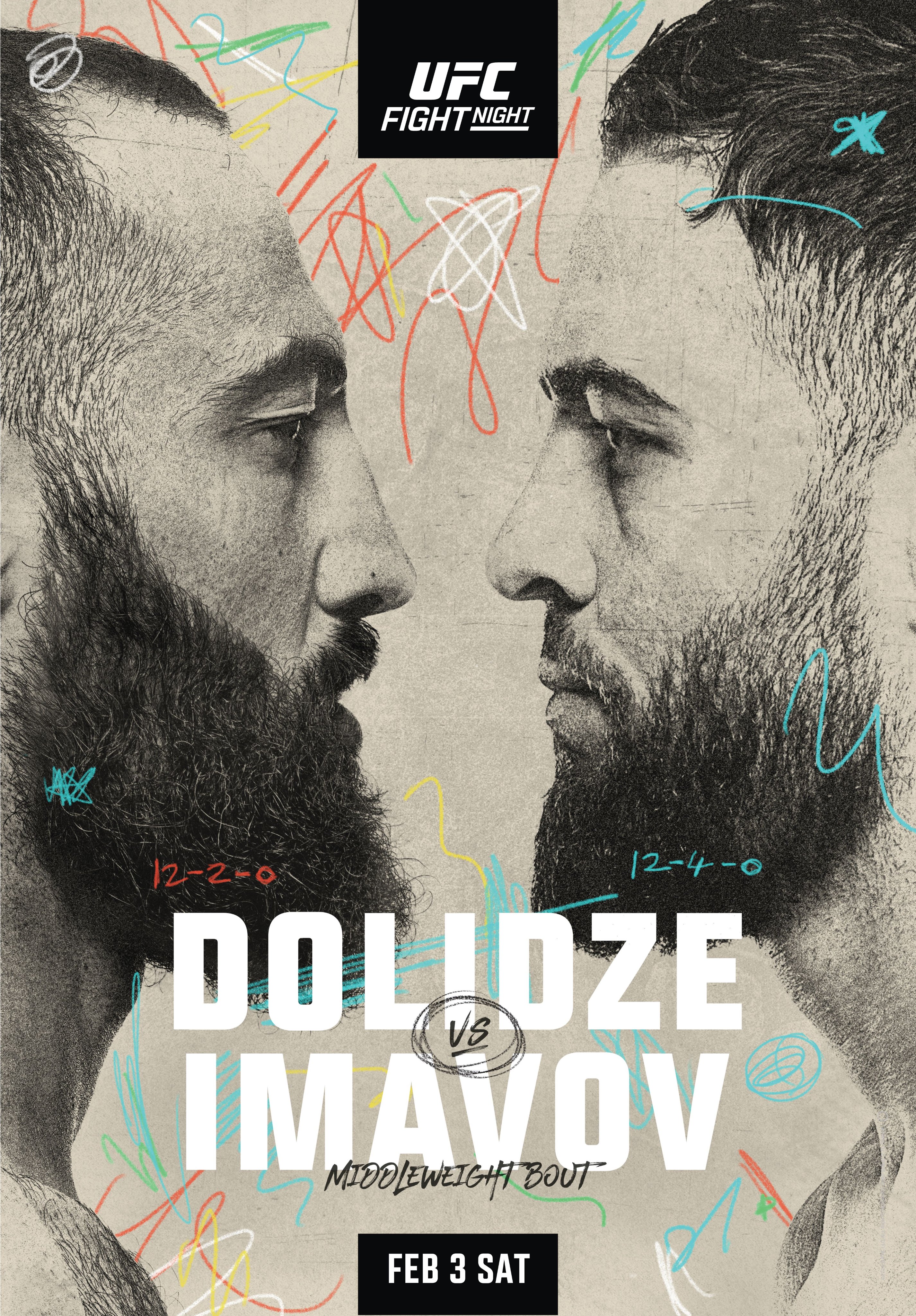 UFC Fight Night 235 Poster January 27, 2024