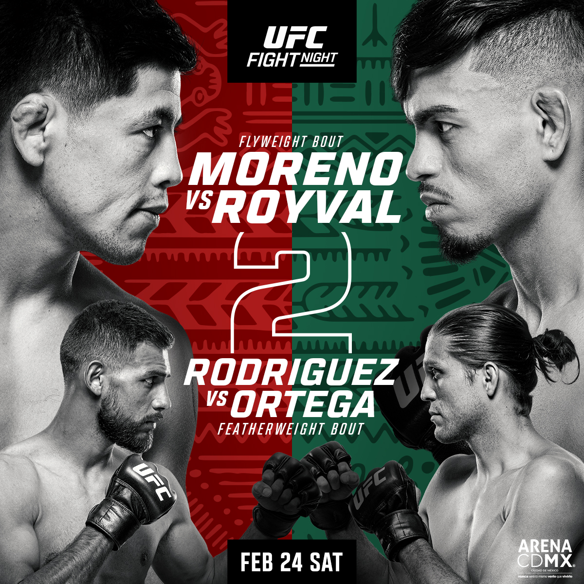 UFC Fight Night 237 Poster February 20, 2024