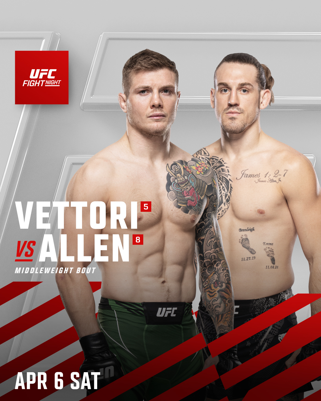 UFC Fight Night 240 Poster February 21, 2024