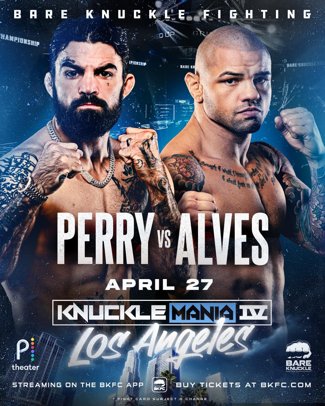 BKFC Knucklemania IV Poster March 19, 2024