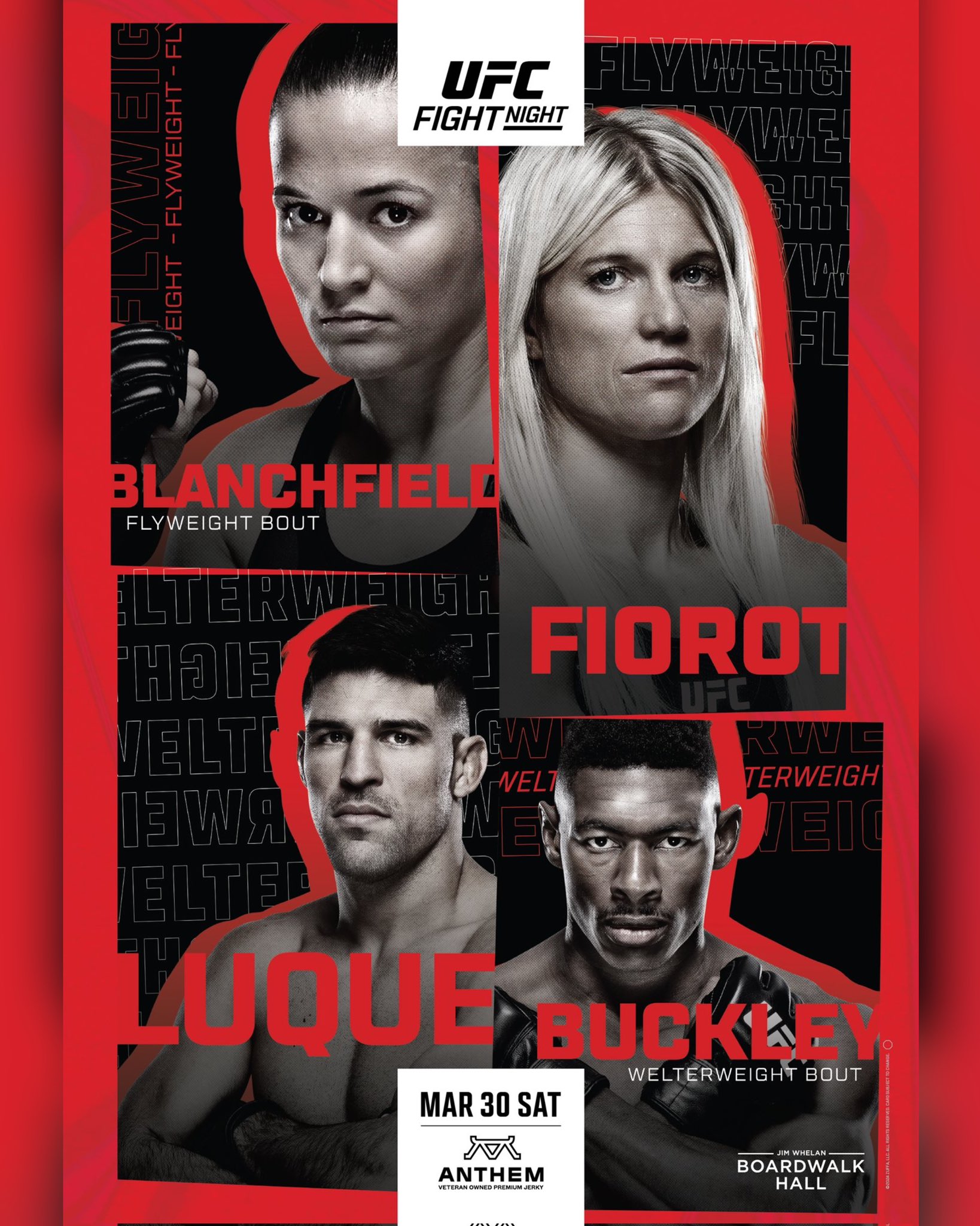 UFC on ESPN 54 Poster March 25, 2024