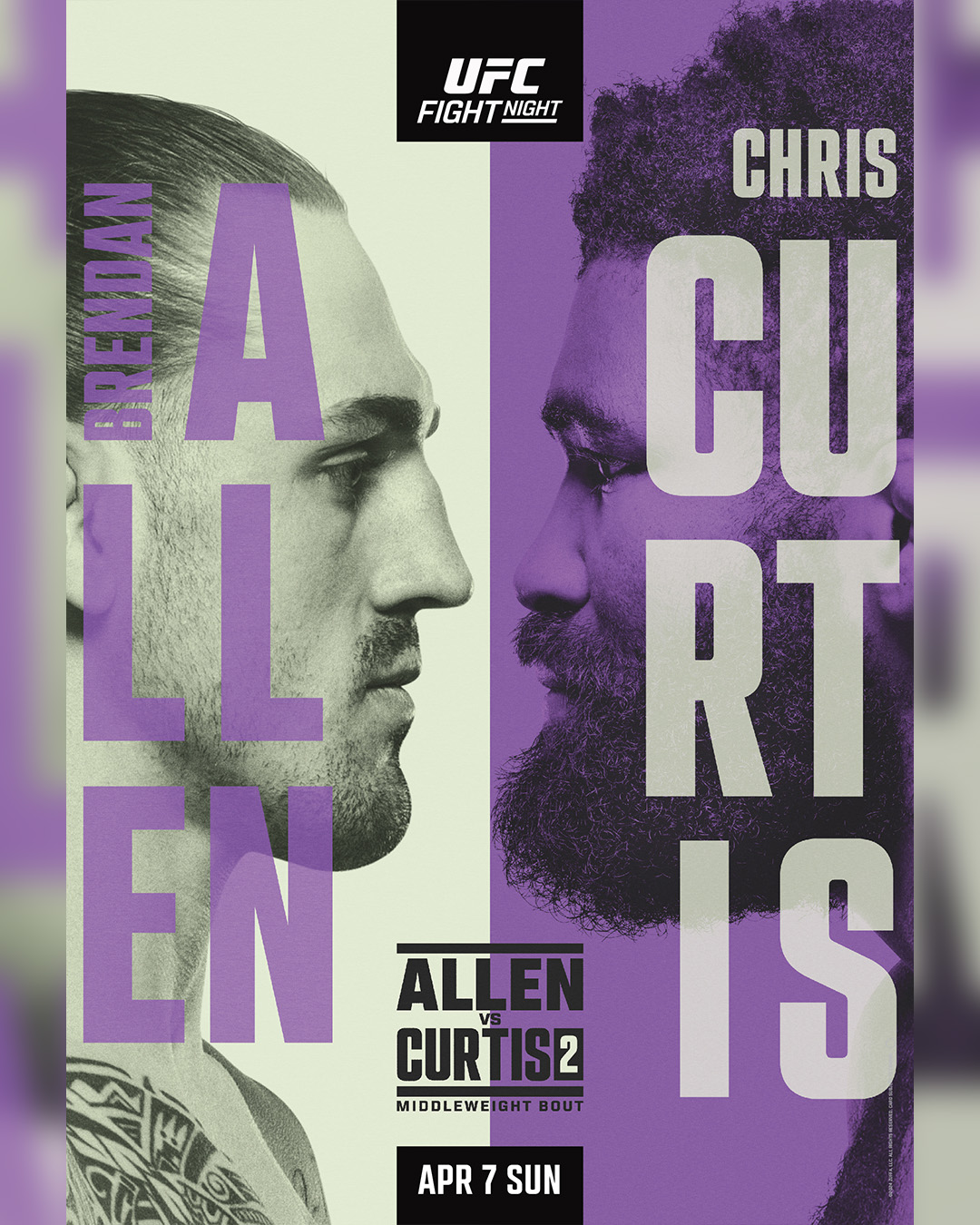 UFC Fight Night 240 Poster April 04, 2024