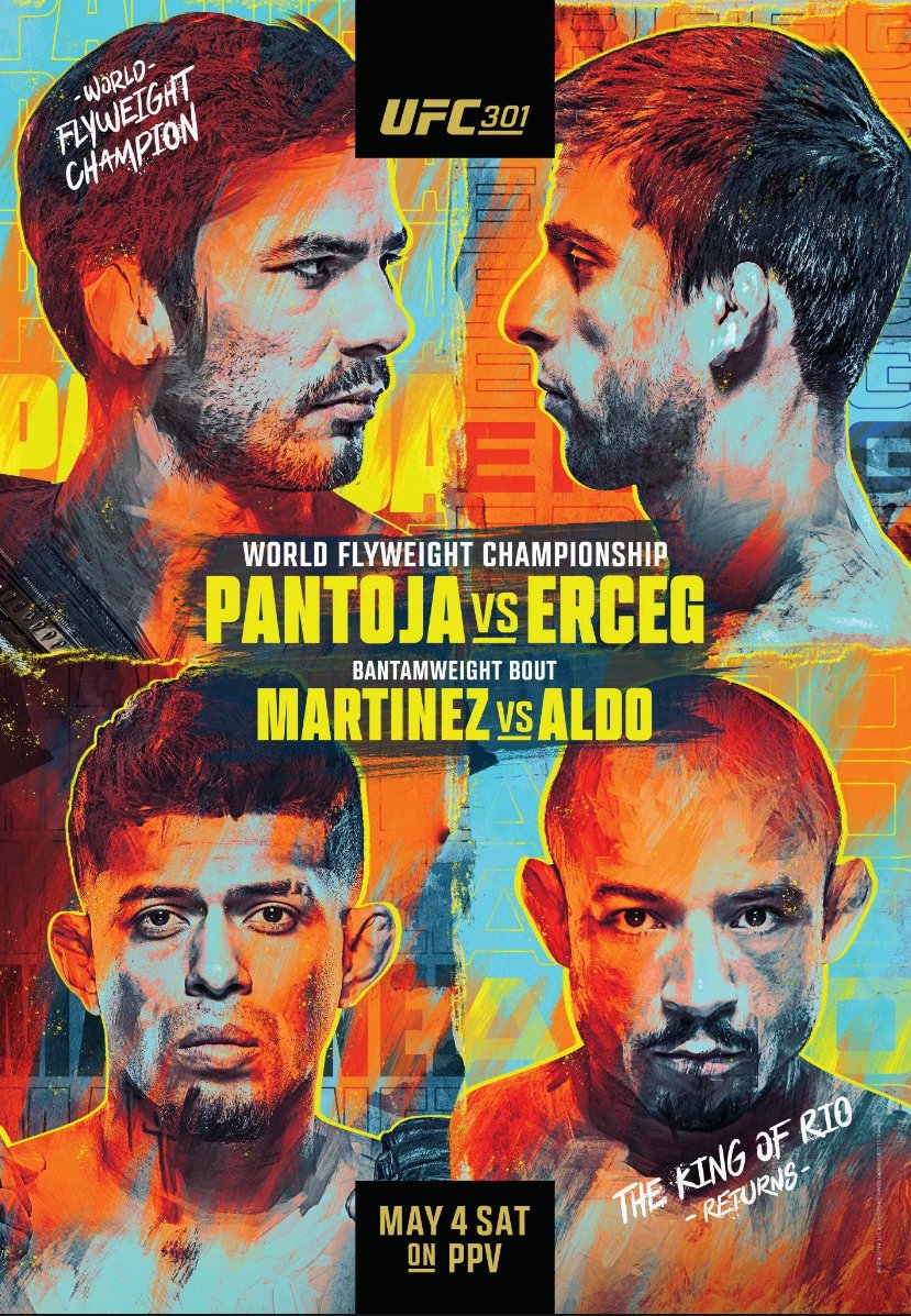 UFC 301 Poster April 29, 2024