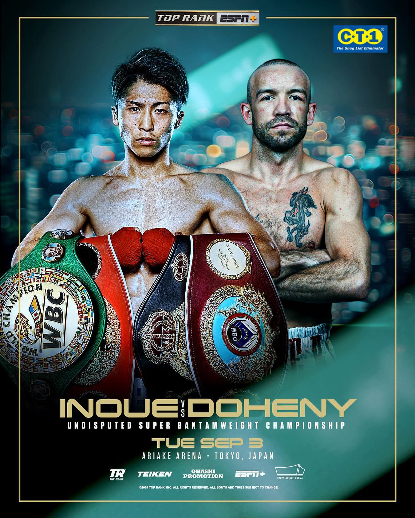 Inoue vs. Doheny Poster July 22, 2024