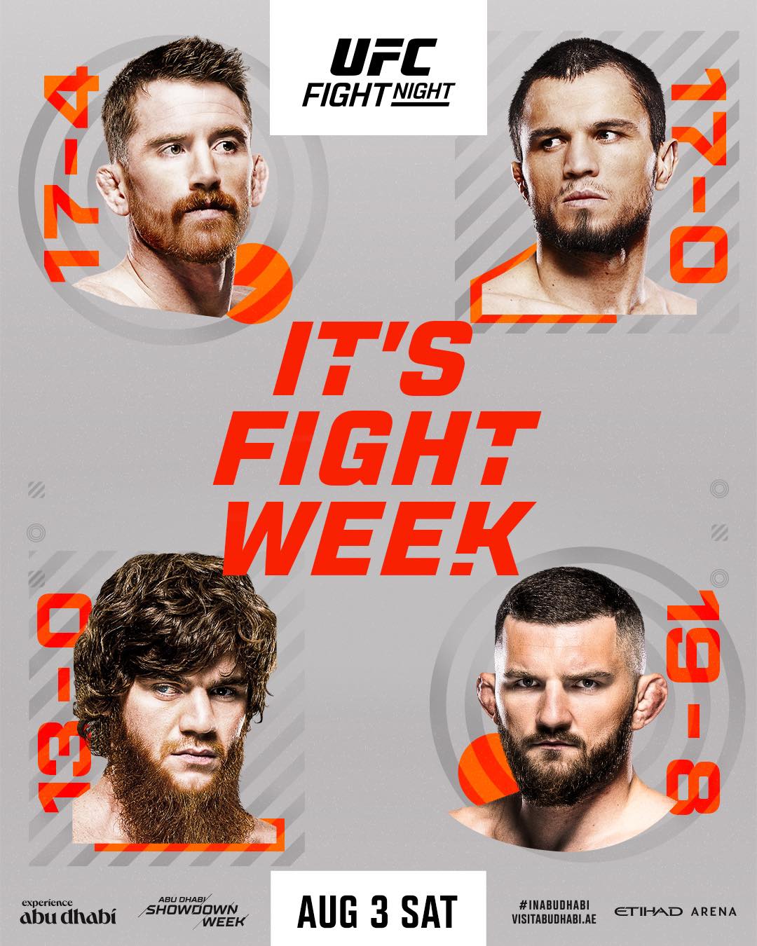 UFC on ABC 7 Poster August 03, 2024