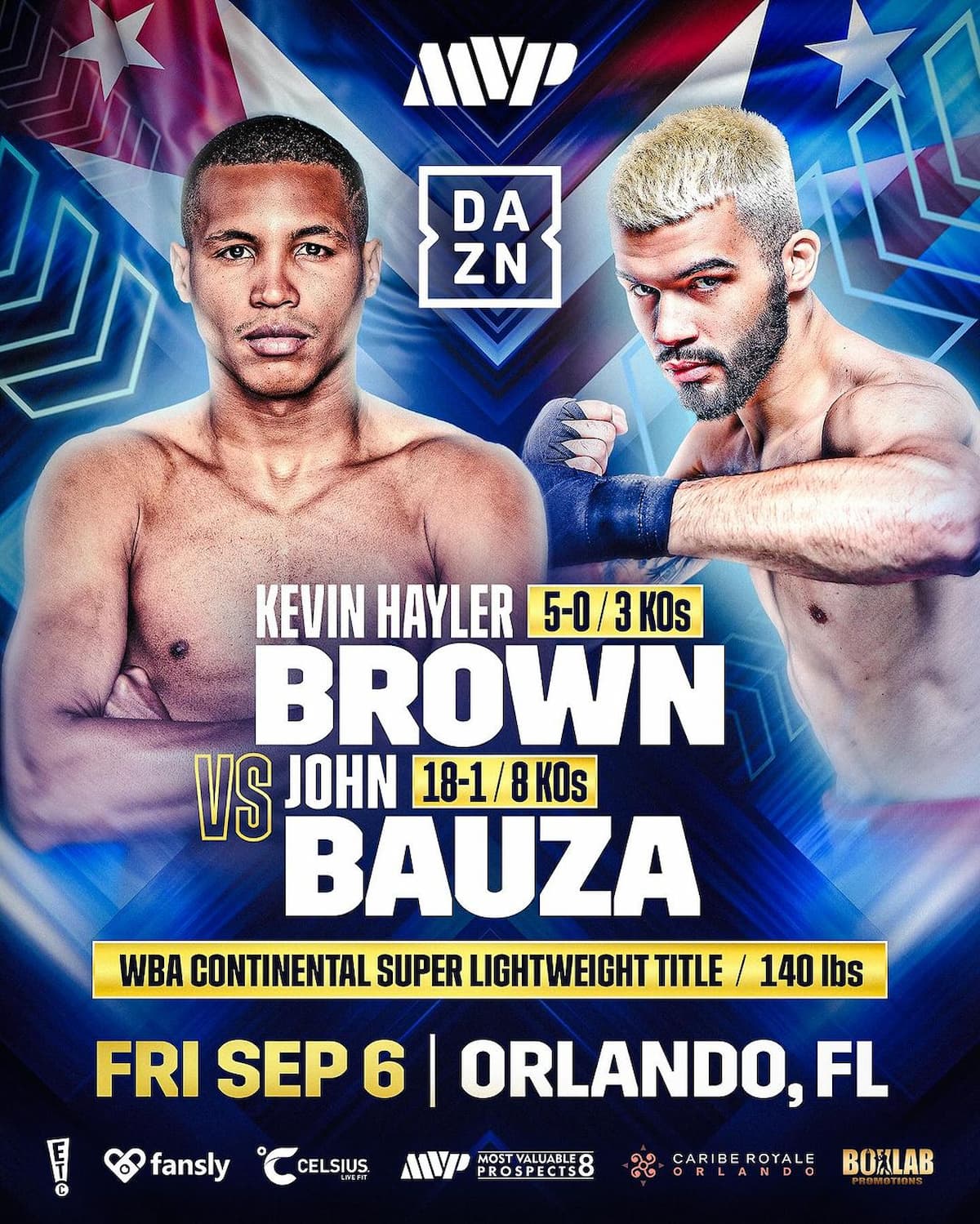 Brown vs. Bauza Poster August 19, 2024