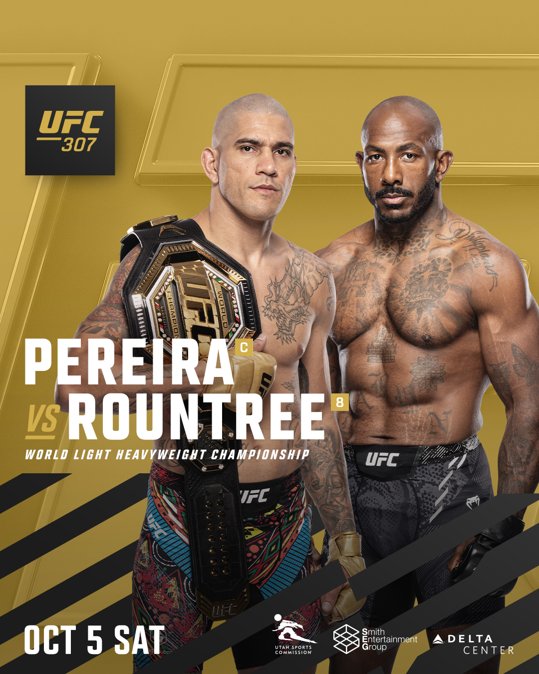 UFC 307 Poster August 23, 2024