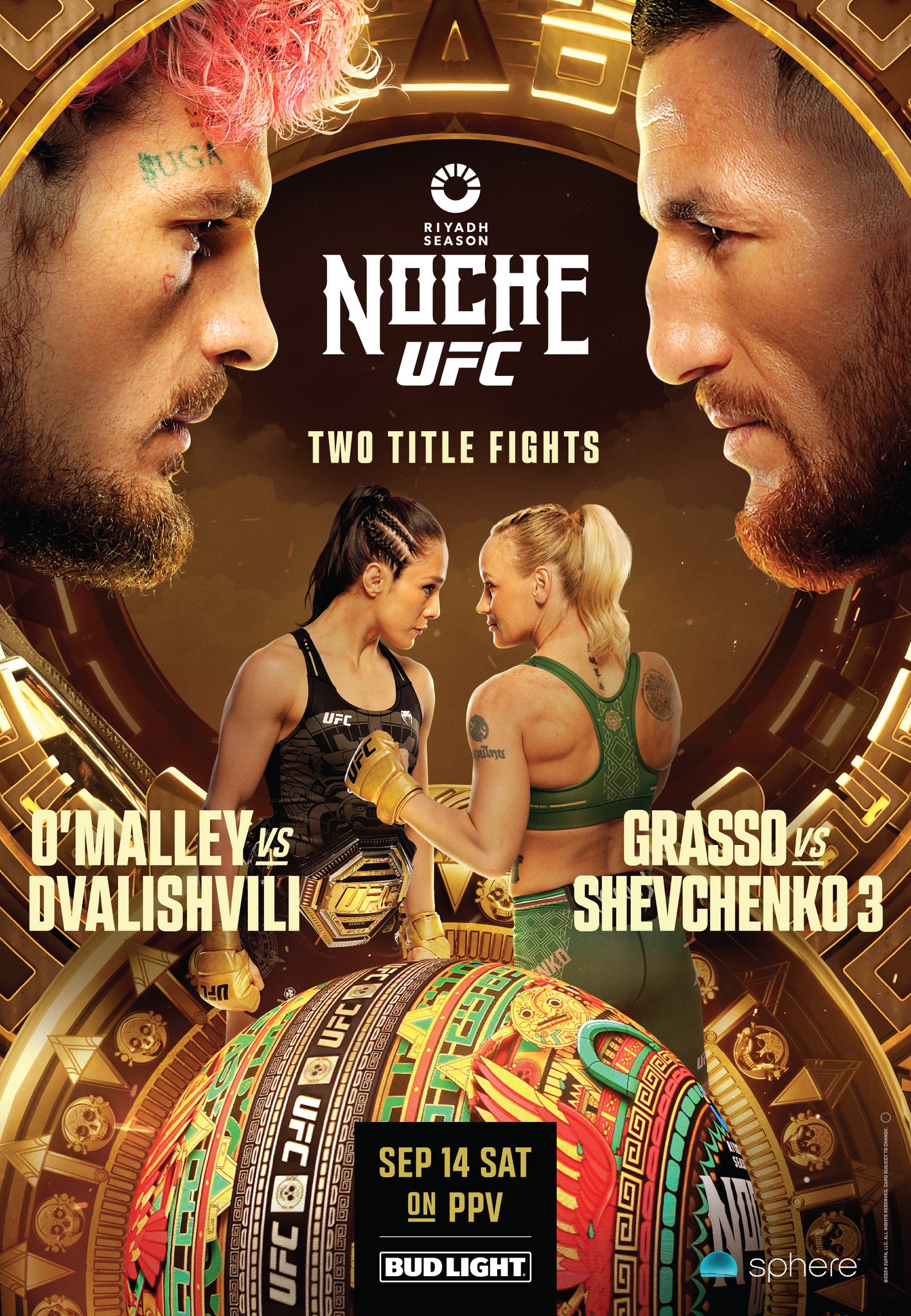 UFC 306 Poster August 23, 2024