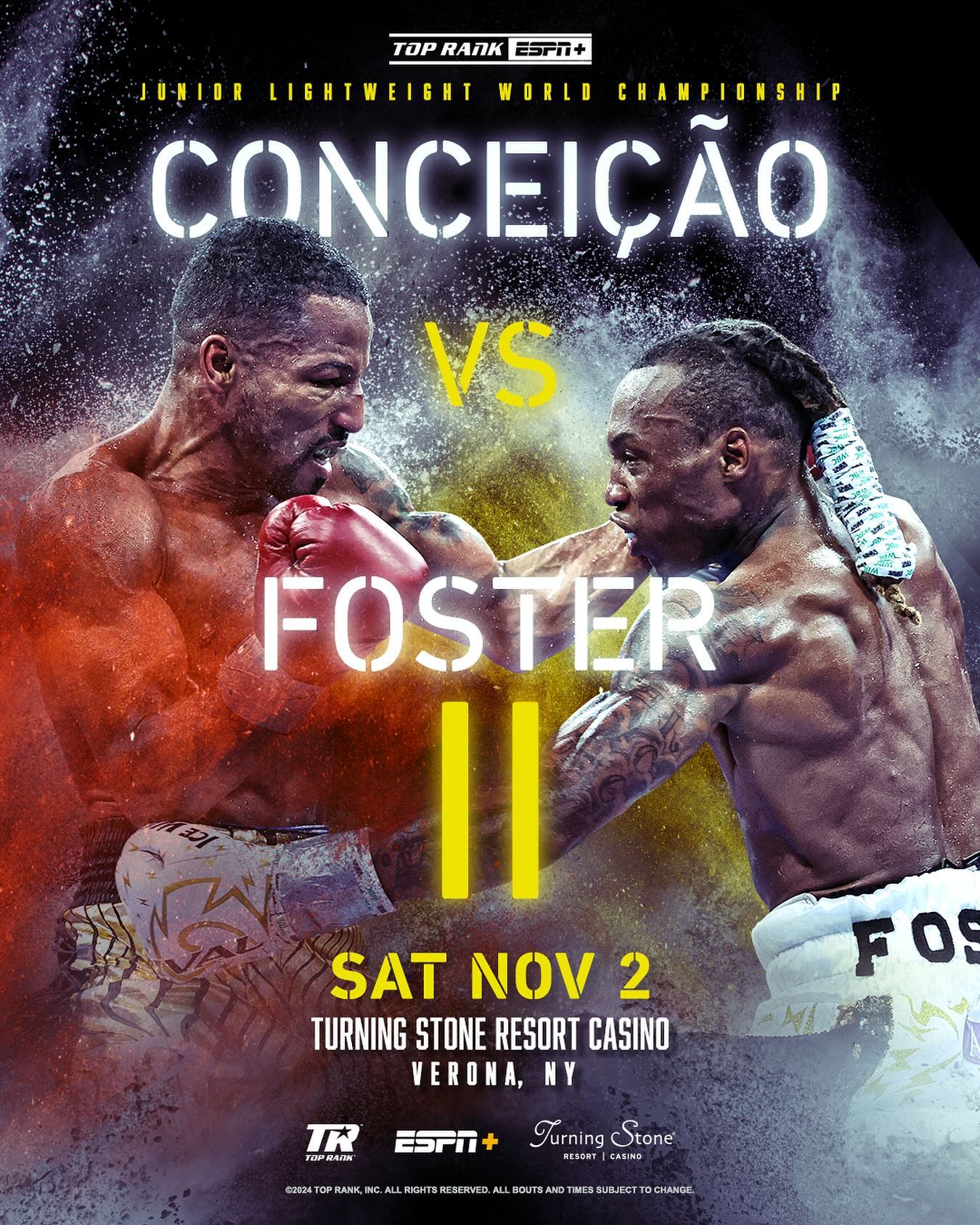 Conceicao vs. Foster II Poster September 09, 2024