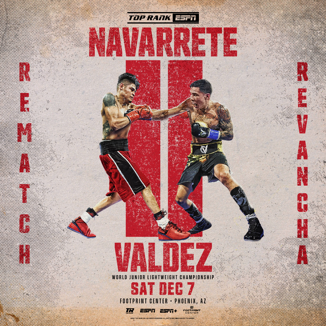 Navarrete vs. Valdez Poster October 20, 2024