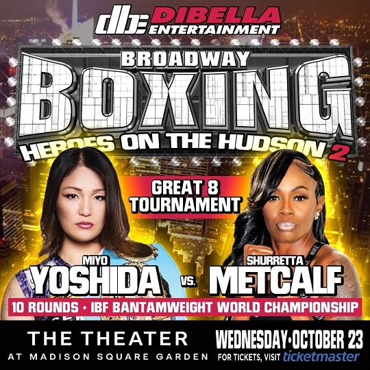 Yoshida vs. Metcalf Poster October 21, 2024