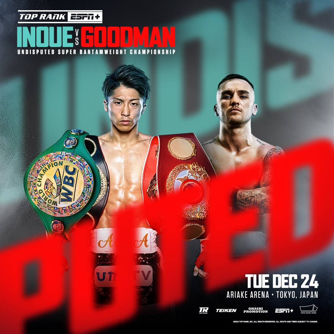 Inoue vs. Goodman Poster October 27, 2024