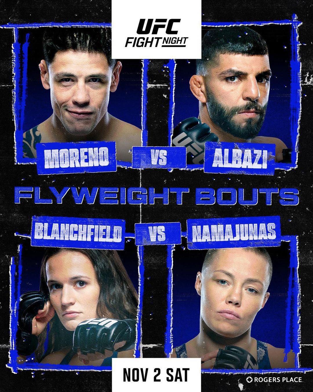 UFC Fight Night 246 Poster November 01, 2024