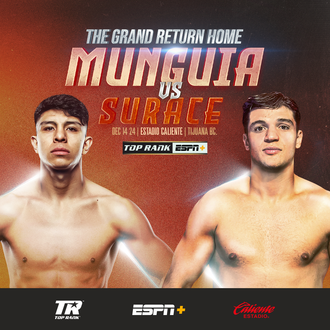 Munguia vs. Surace Poster November 17, 2024