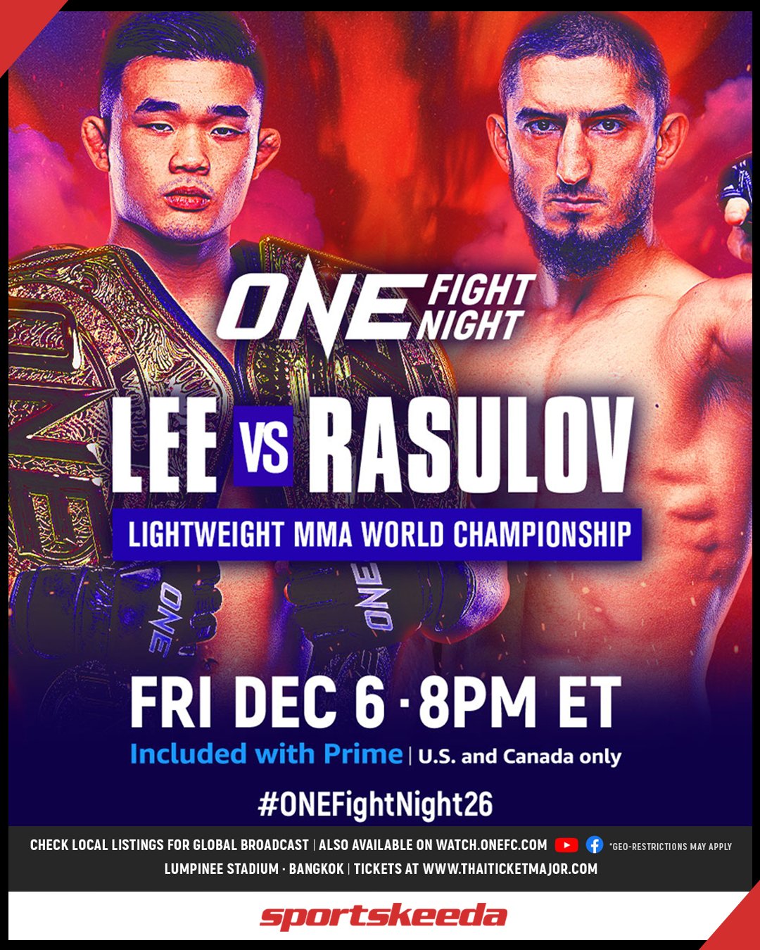 One Fight Night 26 Poster December 01, 2024