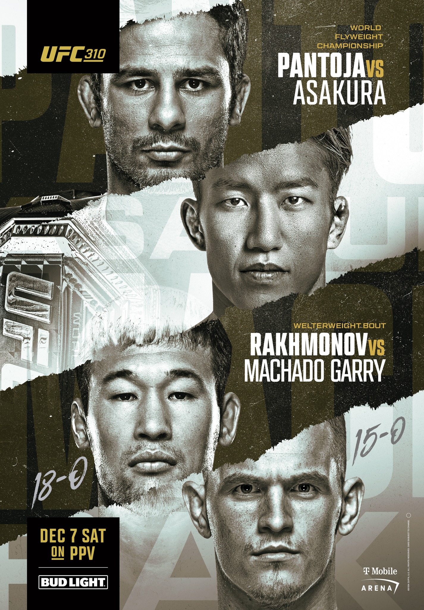 UFC 310 Poster December 01, 2024