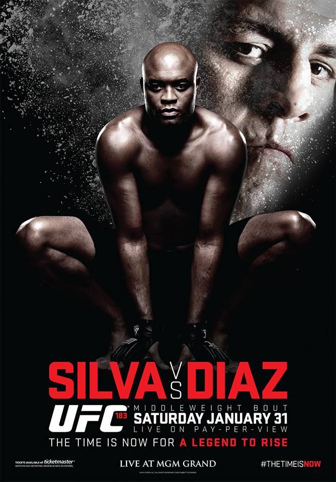 UFC 183 - Silva vs. Diaz Poster December 19, 2014