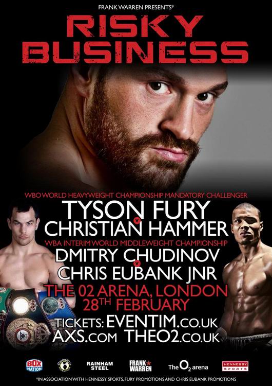 Boxing - Fury vs. Hammer Poster March 08, 2015