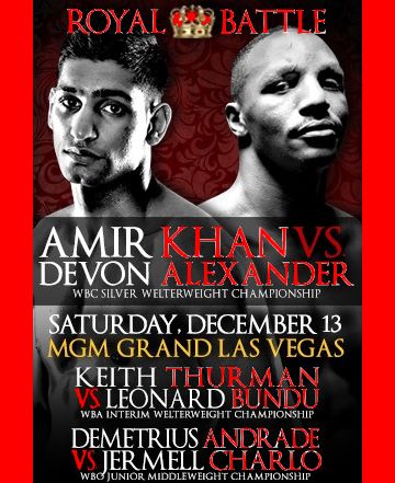 Showtime Boxing - Khan vs. Alexander Poster March 08, 2015
