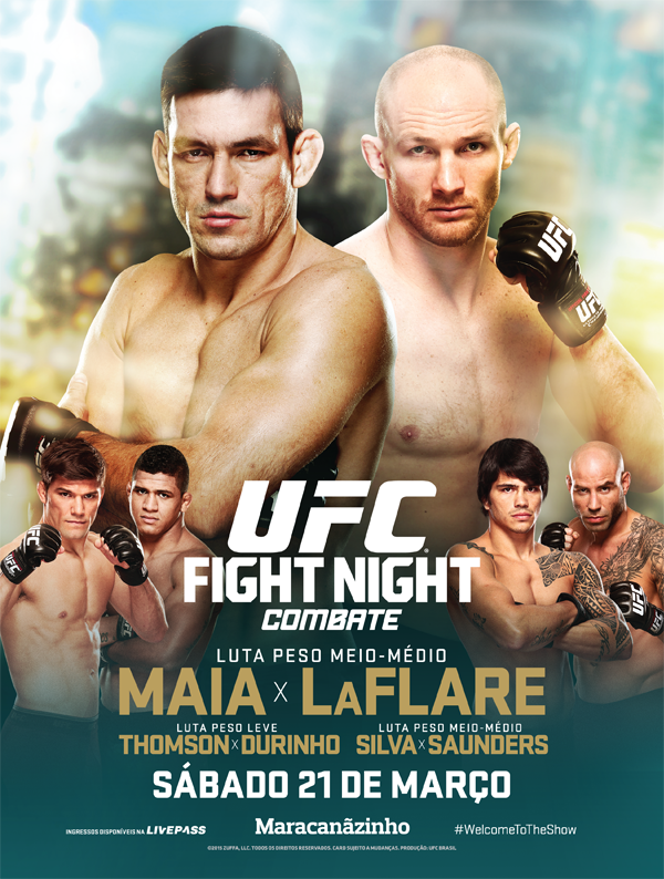 UFC Fight Night - Maia vs. LaFlare Poster March 18, 2015