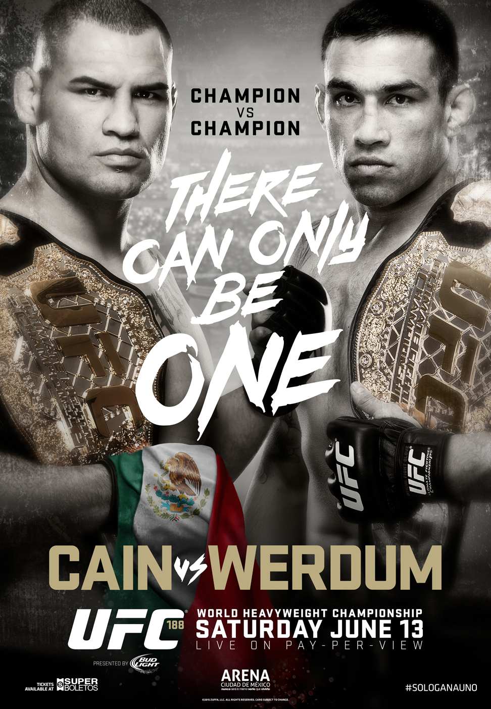 UFC 188 - Velasquez vs. Werdum Poster April 27, 2015