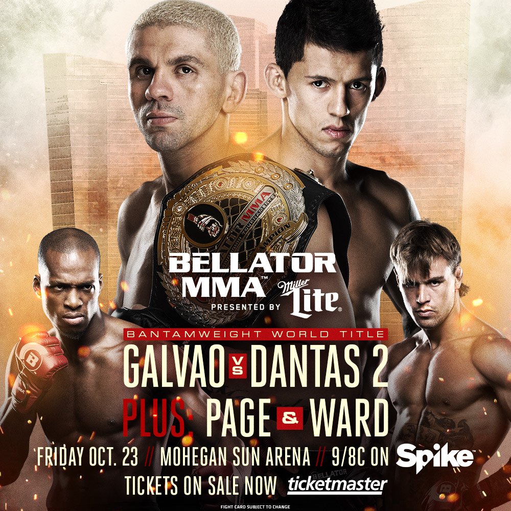 Bellator 144 - Galvao vs. Dantas 2 Poster September 27, 2015