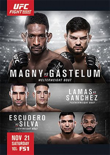 UFC Fight Night 78 - Magny vs. Gastelum Poster November 17, 2015